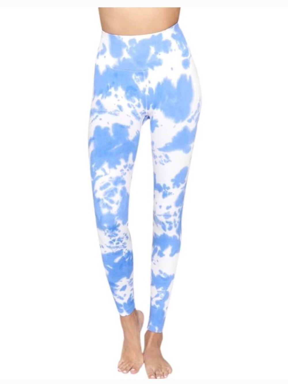 NWOT Spiritual Gangster Love Sculpt Ribbed High Rise Tie Dye Leggings XS/S Blue